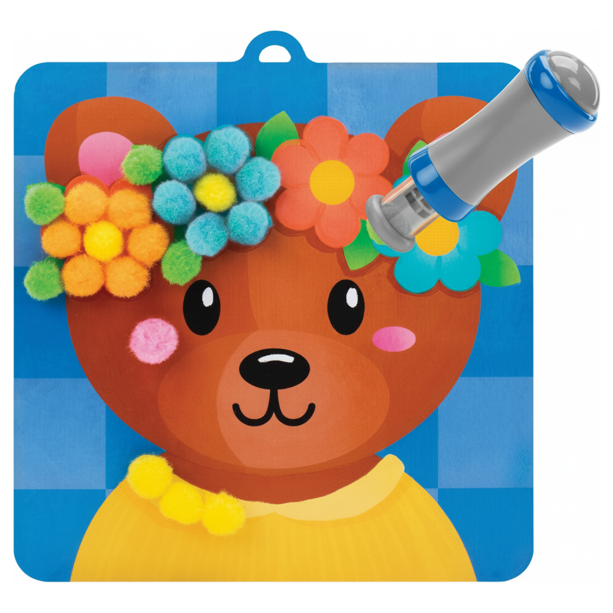 Pom Pom Kit | Szenzoros kreatív játék puha pomponokkal | 5+ éves gyerekeknek