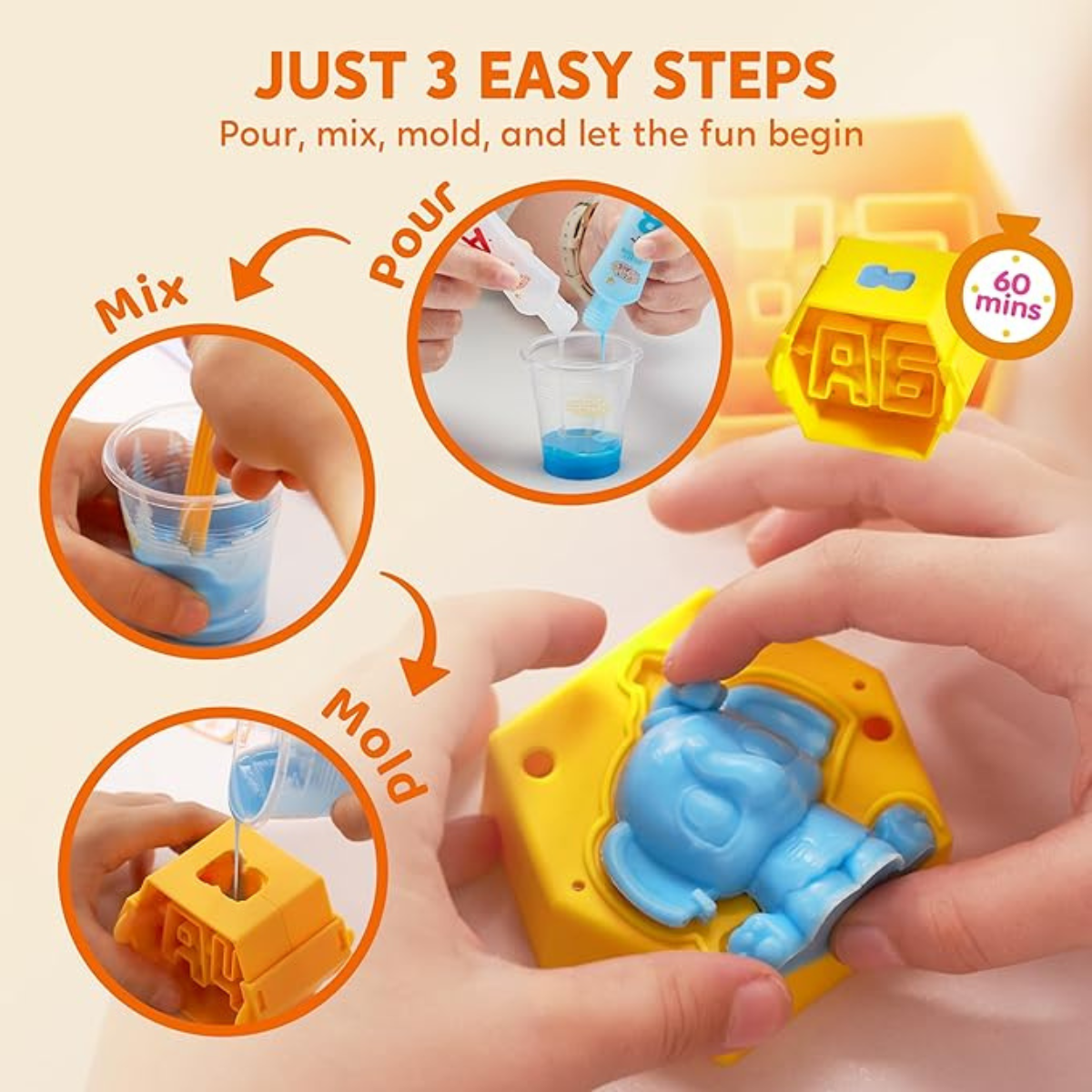 Kreatív DIY Squishy figura készlet (6+ év)