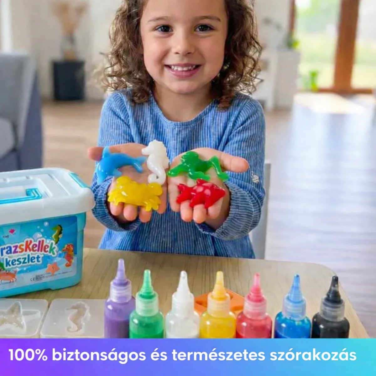 Varázslatos vízi manók, Tengeri világ, 8 szín és 8 forma