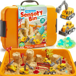 Érzékszervi készlet mágneses homokkal és világító kavicsokkal | Építkezés & munkagépek