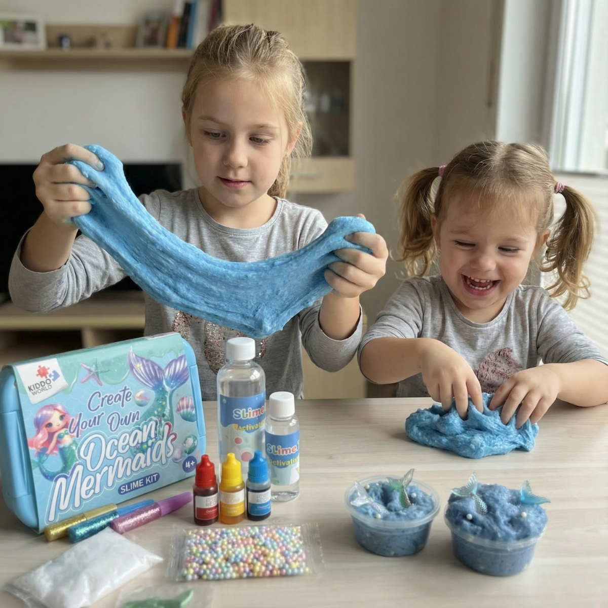 Ocean Mermaids Slime Kit | Szenzoros STEM játék | 4+ éves kortól