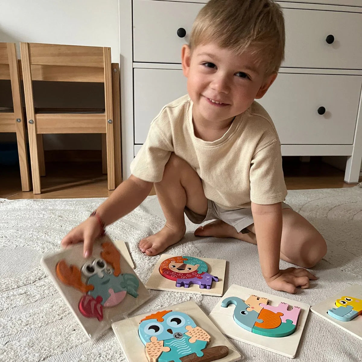 Kreatív Montessori Csomag Babáknak (6+ hónapos kortól)