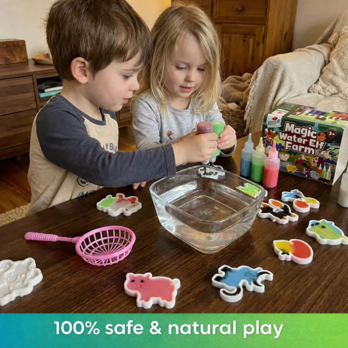 Varázslatos vízi manók, Háztáji állatok, 8 szín + 8 forma