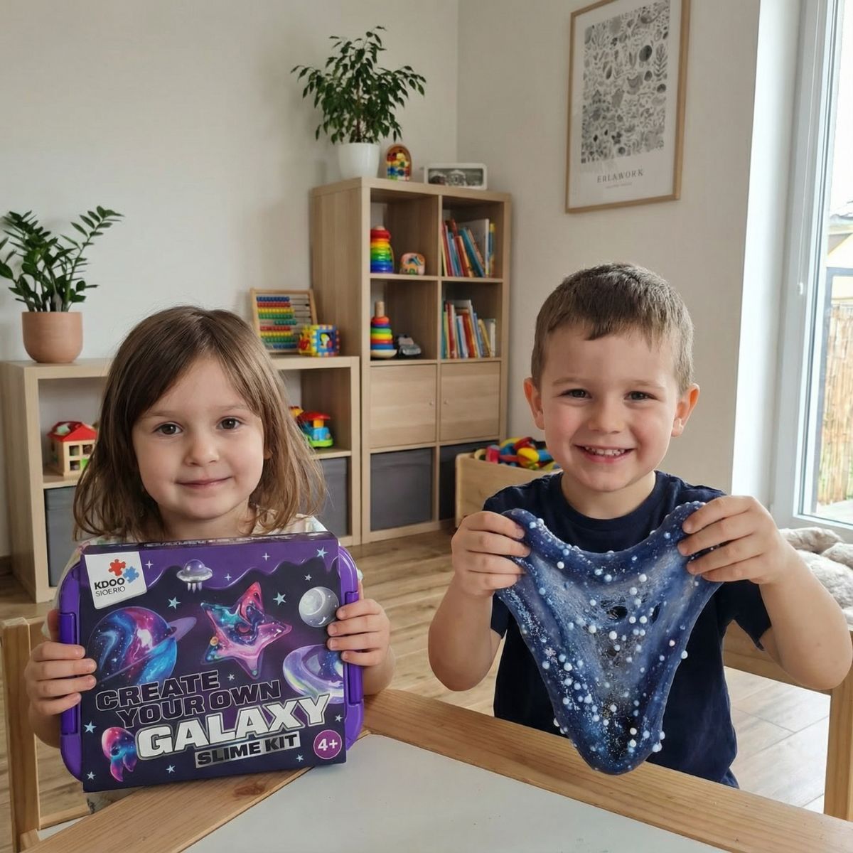 Galaxy Slime Kit | Szenzoros STEM játék | 4 éves kortól