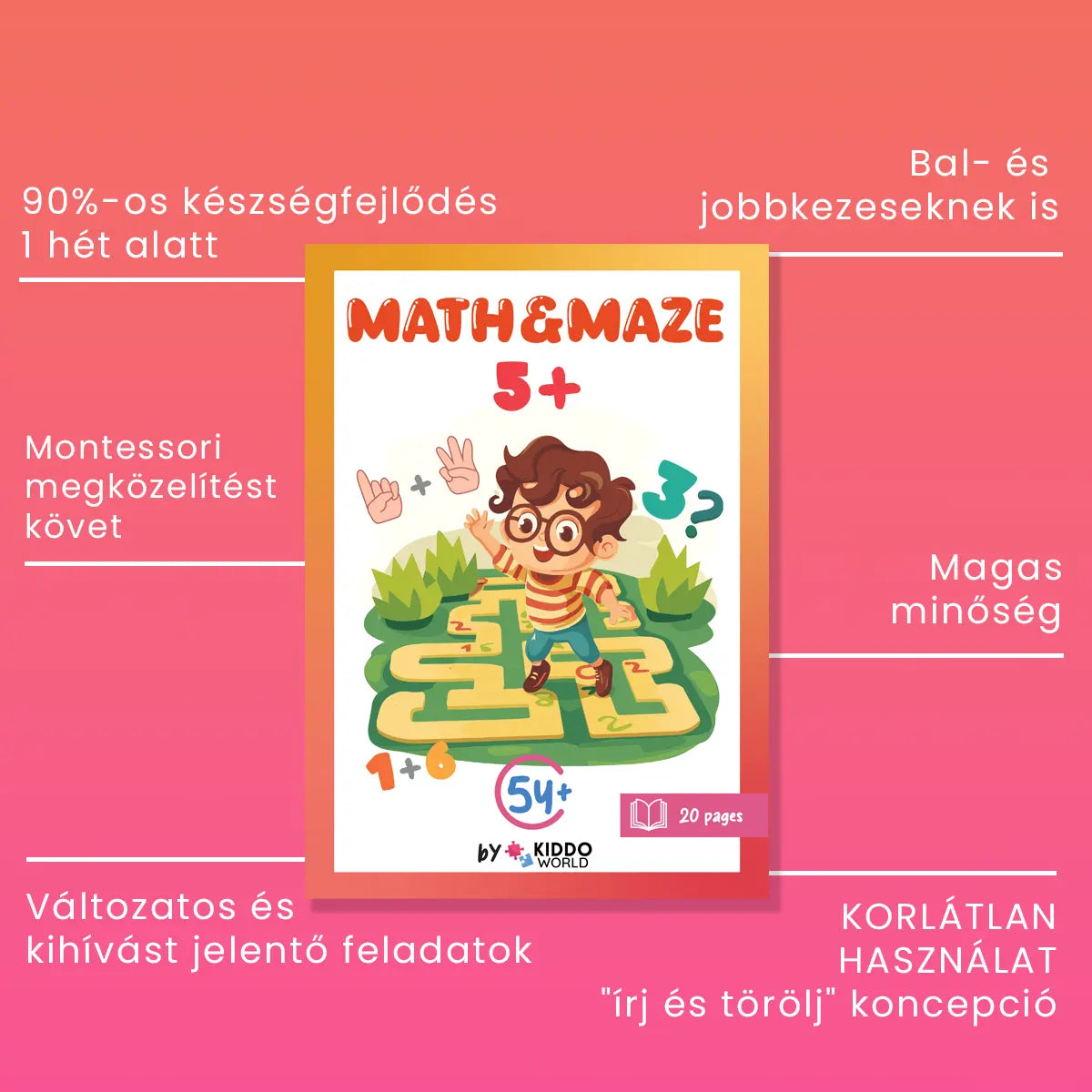 Munkafüzet Maze (5+ éves)
