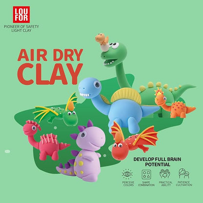 Kreatív szett Magic Air dry clay - Állatok VILÁGA