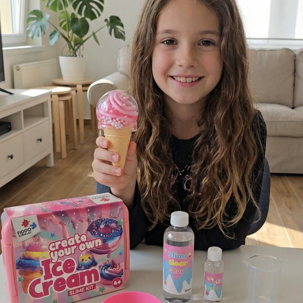 Ice Cream Slime Kit | Szenzoros STEM játék | 4+ éves kortól