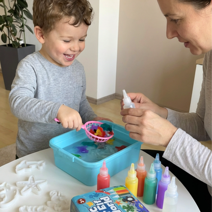 Varázslatos vízi manók CSILLÁMOKKAL | Tengeri világ | 4, 8 és 16 szín | 3+ éves gyermekeknek