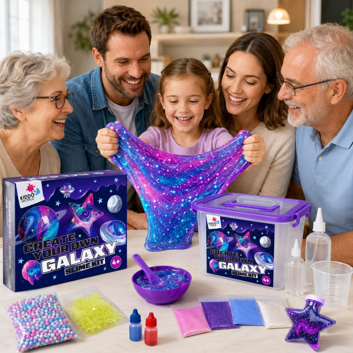 DIY Slime Squishies – Galaxis (4+ éves kortól)