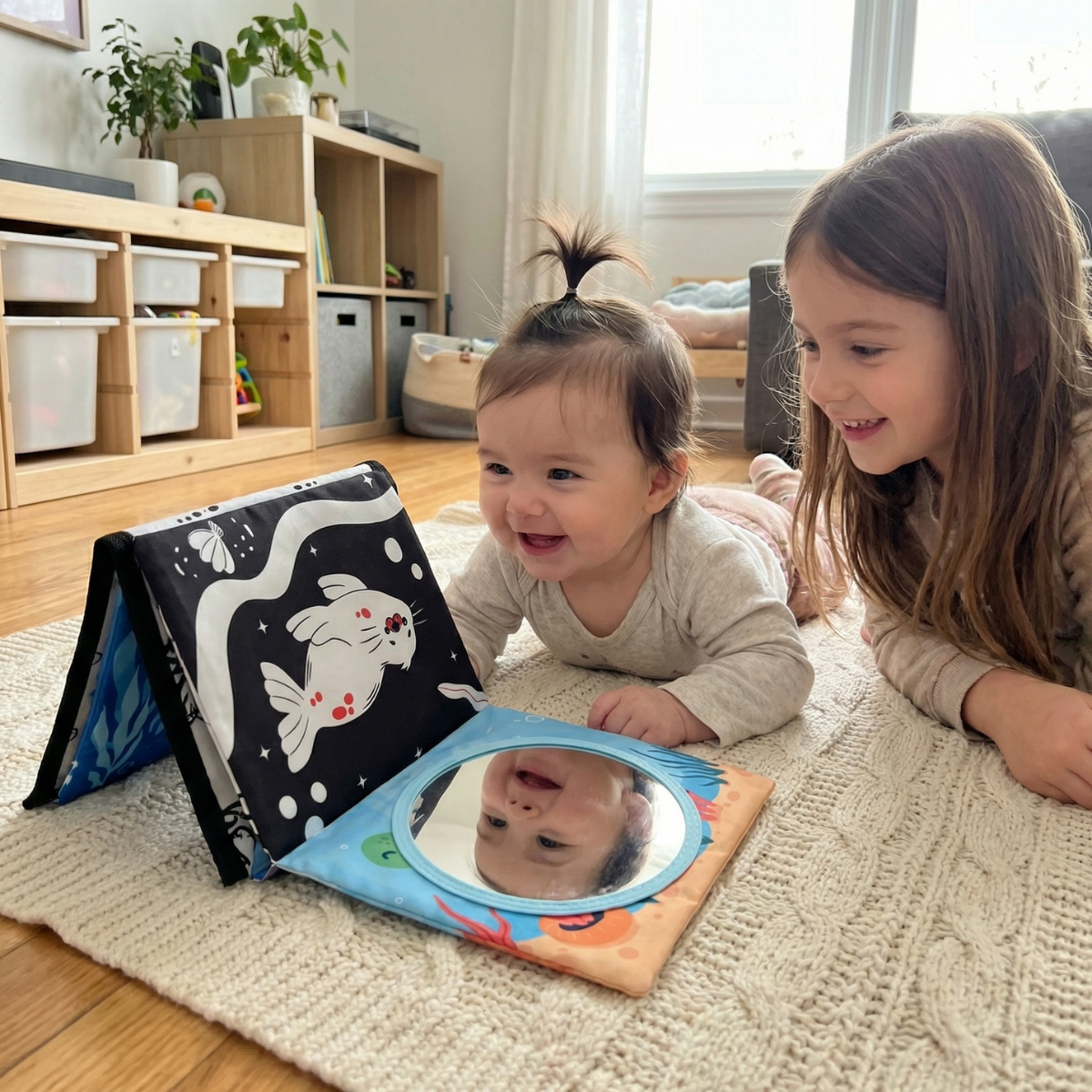 Szenzoros hasaló játék dudával | 0–12 hónap