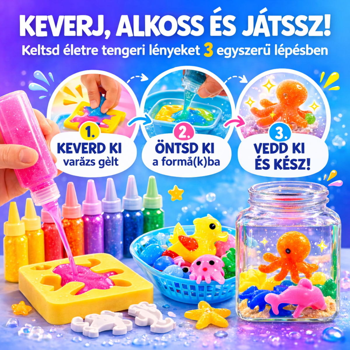 Varázslatos vízi állatkák – Óceán (3+ év)