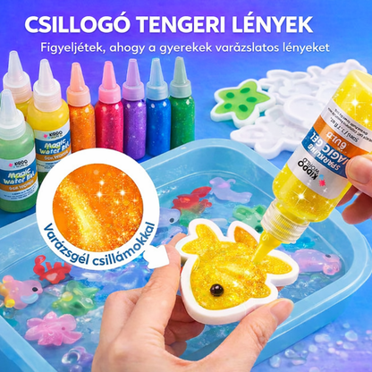 Varázslatos vízi manók, Tengeri világ, 8 szín és 8 forma