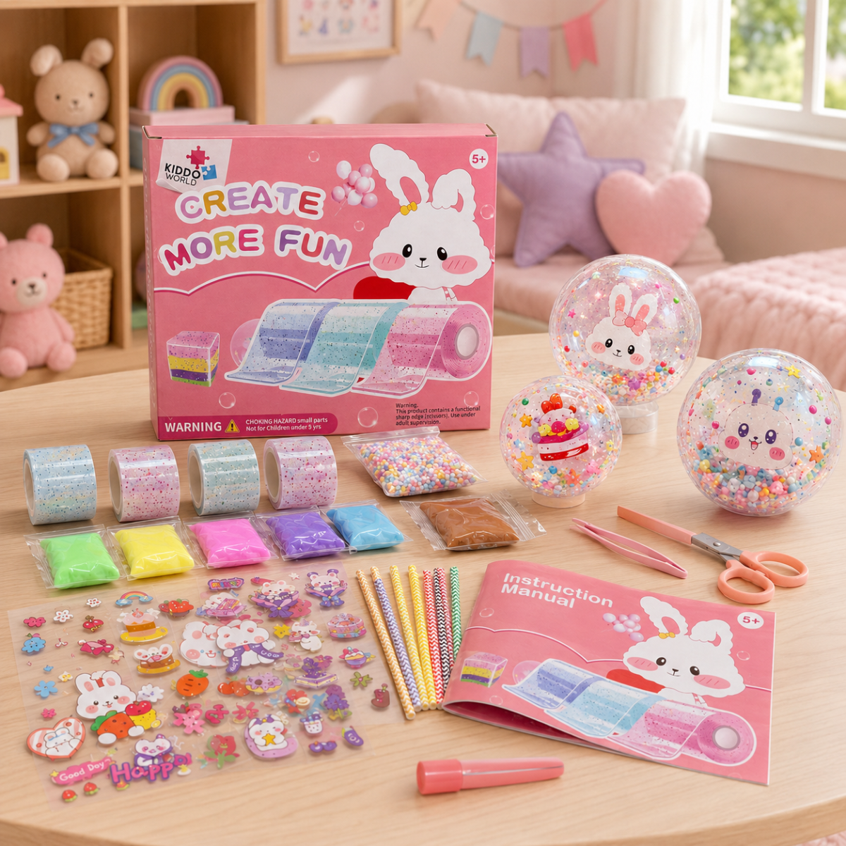 41dílná DIY sada Bubble Squishies (4+ let)