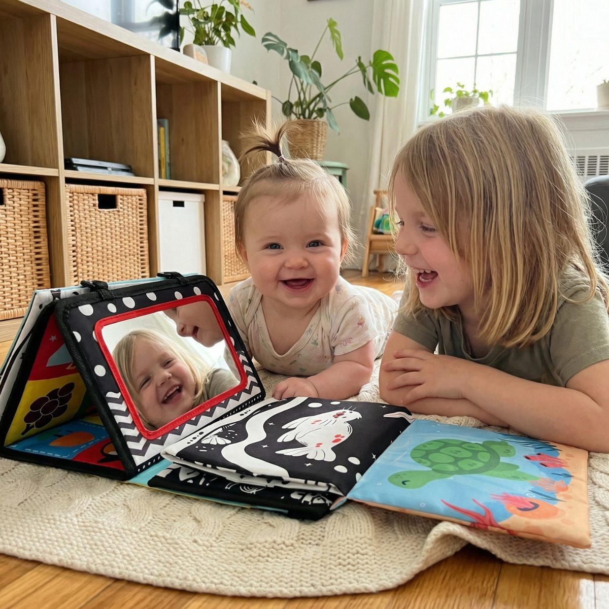 Szenzoros hasaló játék dudával | 0–12 hónap