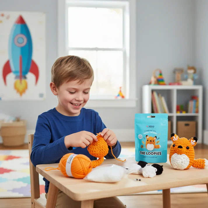 The Loopies 2+1 – Horgolókészlet | 3 aranyos figura | 10+ éves gyerekeknek