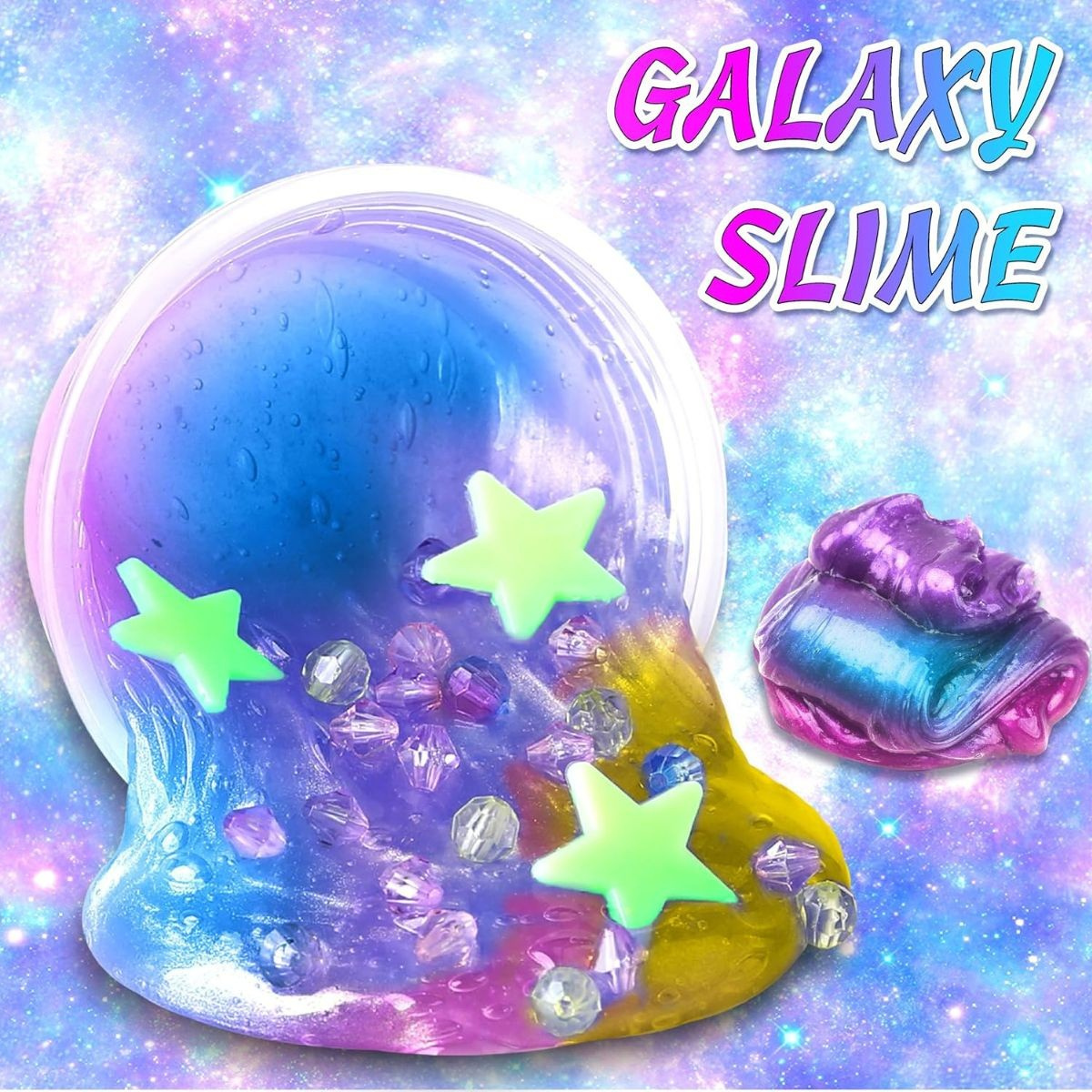 Galaxy Slime Kit | Készítsd el saját nyálkás galaxisodat | 4+ éveseknek