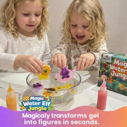 Varázslatos vízi manók, Dzsungel állatkák, 8 szín + 8 forma