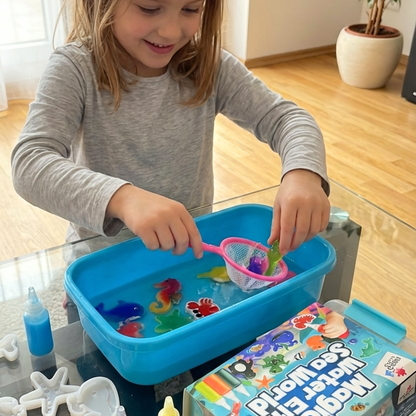 Varázslatos vízi manók CSILLÁMOKKAL | Tengeri világ | 4, 8 és 16 szín | 3+ éves gyermekeknek