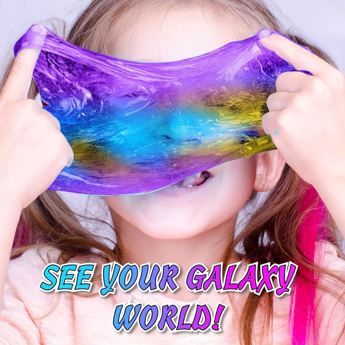 Galaxy Slime Kit | Készítsd el saját nyálkás galaxisodat | 4+ éveseknek