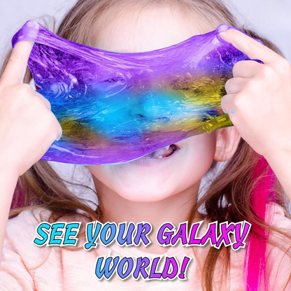 Galaxy Slime Kit | Készítsd el saját nyálkás galaxisodat | 4+ éveseknek