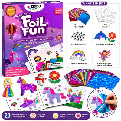 Foil Fun Unikornisok és hercegnők szett doboza