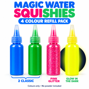 Utántöltő csomag – 4 színes gél a Magic Water Elf készlethez