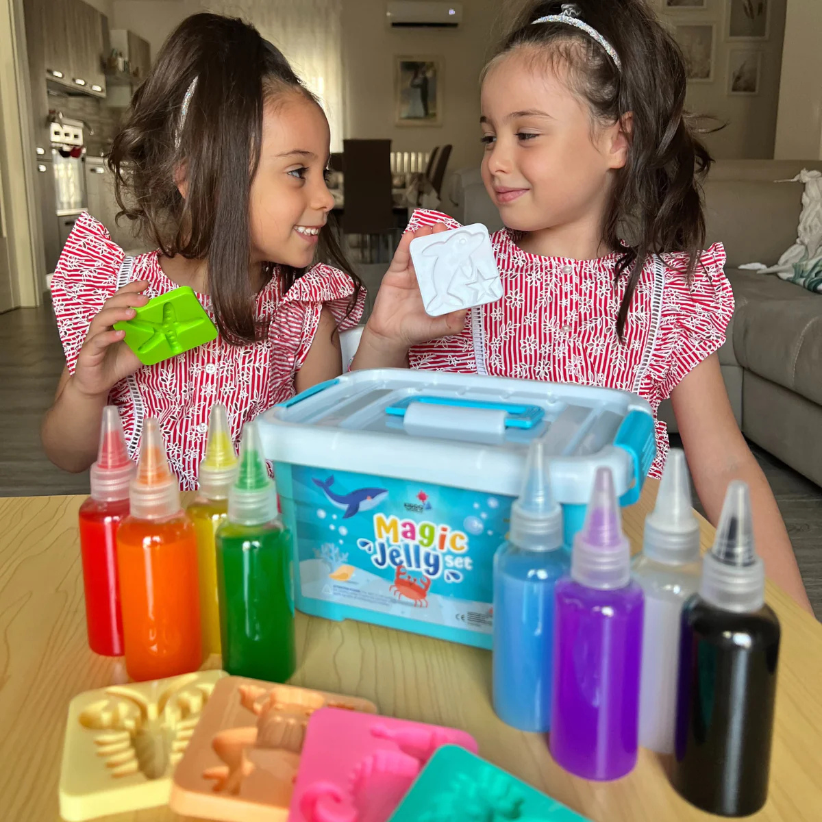 Varázslatos vízi manók CSILLÁMOKKAL | Tengeri világ | 8 és 16 szín | 3+ éves gyermekeknek