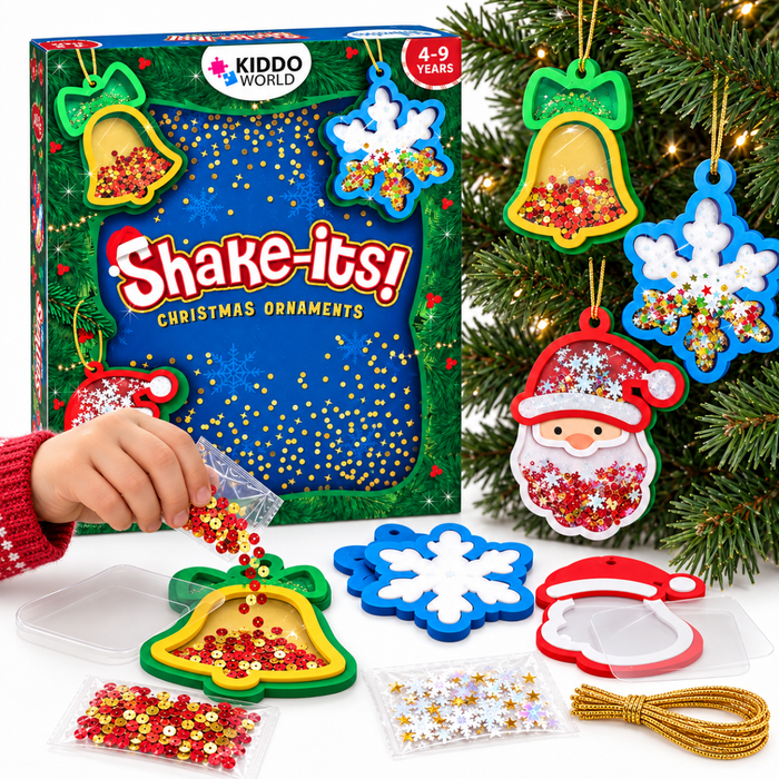 Shake-Its – Kreatív készlet ünnepi díszek készítéséhez (4+ éves kortól)