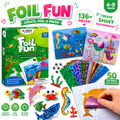 Foil Fun: Állatok világa – csillogó állatos képek rendetlenség nélkül! (4+ év)