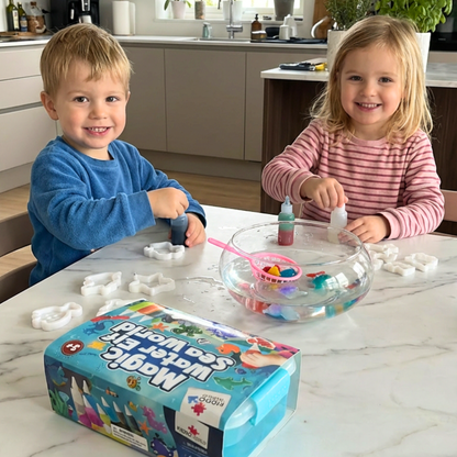 Varázslatos vízi manók CSILLÁMOKKAL | Tengeri világ | 4, 8 és 16 szín | 3+ éves gyermekeknek