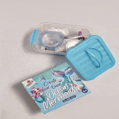 Animált klip: csillámló sellős slime