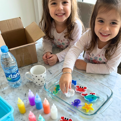 Varázslatos vízi manók CSILLÁMOKKAL | Tengeri világ | 4, 8 és 16 szín | 3+ éves gyermekeknek