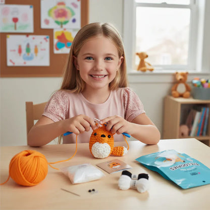 The Loopies 2+1 – Horgolókészlet | 3 aranyos figura | 10+ éves gyerekeknek