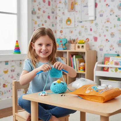 The Loopies 2+1 – Horgolókészlet | 3 aranyos figura | 10+ éves gyerekeknek