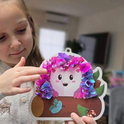 Tufting Kit | Szenzoros kreatív játék színes anyagdarabokkal | 4+ éves kortól