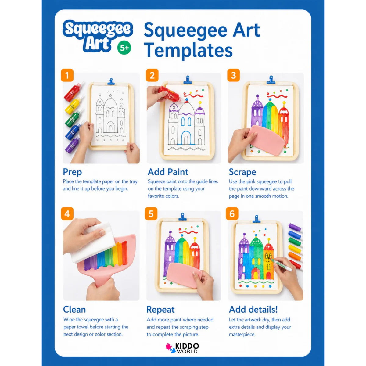 Squeegee Art: 100 új sablonos kiegészítő csomag