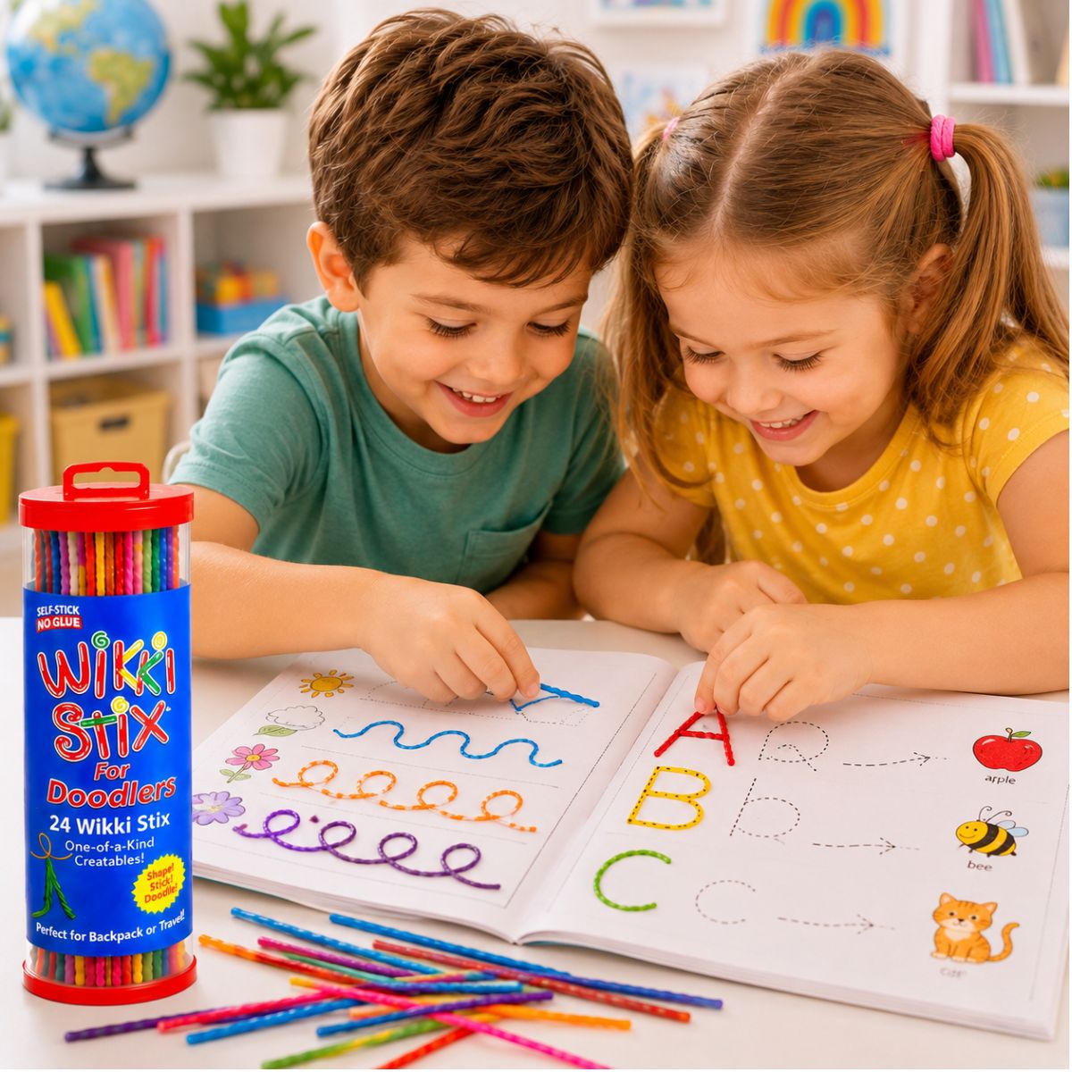 Wikki Stix: Nagy foglalkoztató e-könyv (30 oldal és 40 feladat)