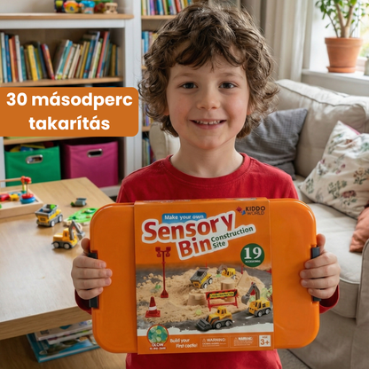 Szenzoros Építőkészlet | Rendetlenség nélküli játék