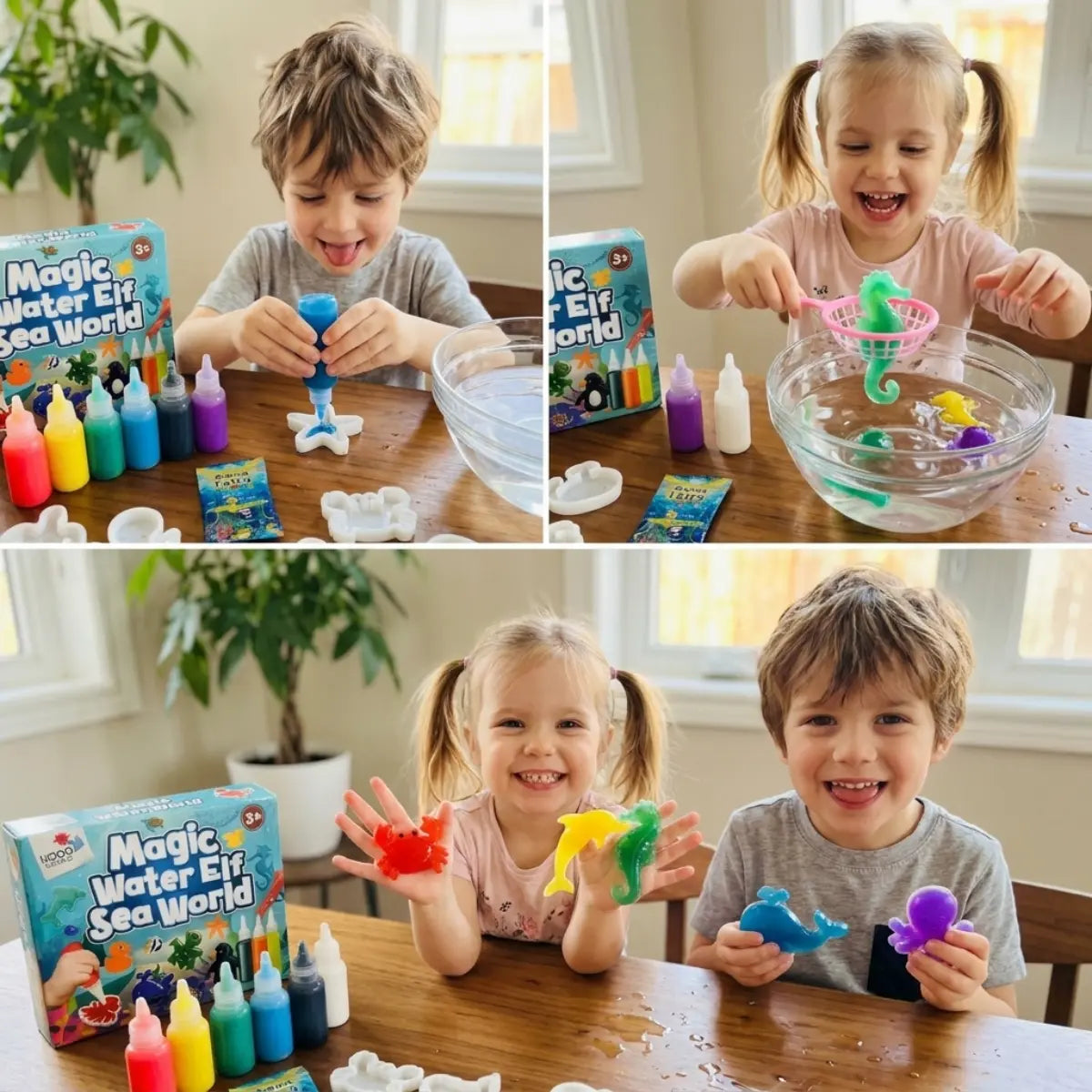 Magic Water Squishies – Tengeri Világ (3+ éves kortól)