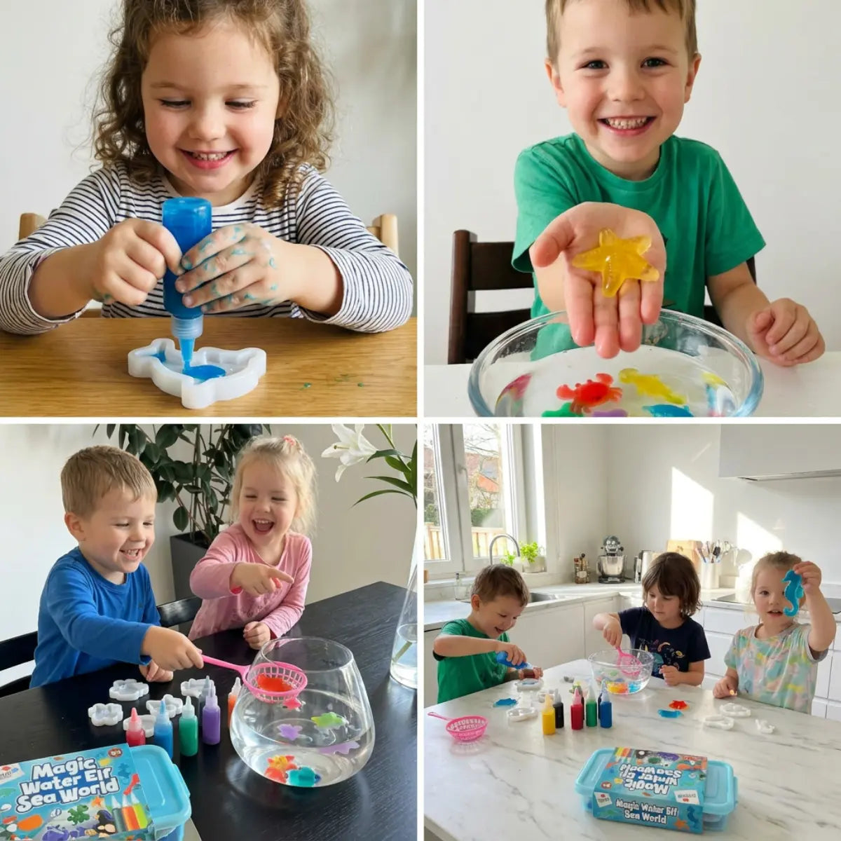 Magic Water Squishies – Tengeri Világ (3+ éves kortól)