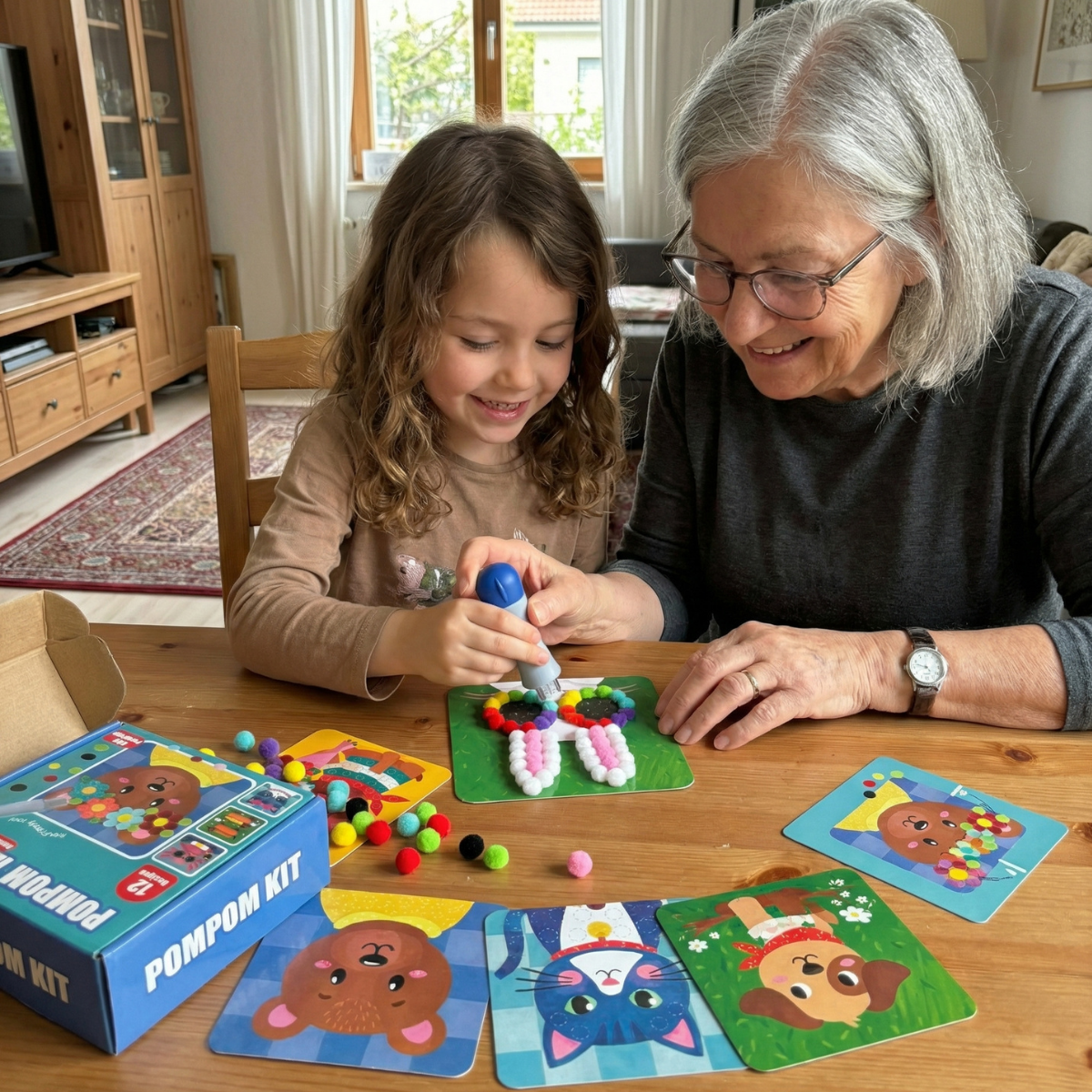 TOPSELLER CSOMAG: Magic Water Squishies & Pom Pom Kit