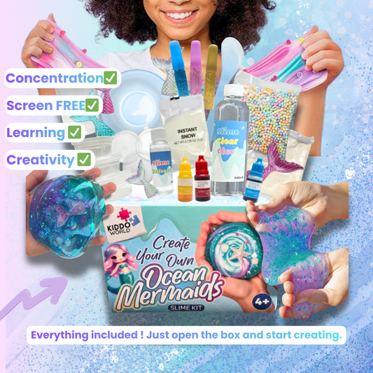 19 részes kreatív SLIME készlet | Tengeri világ