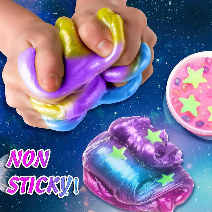 Slime készlet 3 az 1-ben – Galaxy Slime, Ice Cream Slime és Mermaid Ocean Slime! (4+ év)