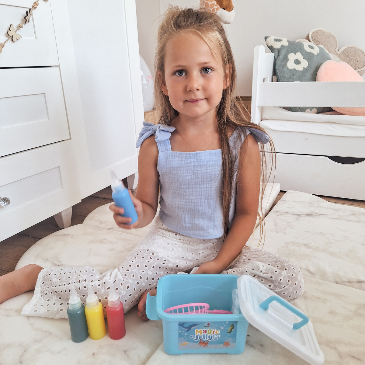 Varázslatos vízi manók CSILLÁMOKKAL | Tengeri világ | 8 és 16 szín | 3+ éves gyermekeknek