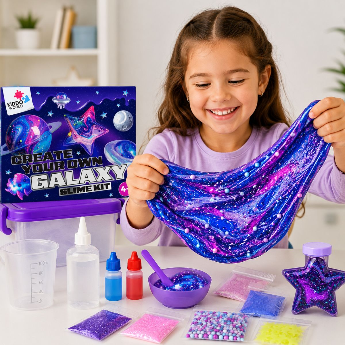 DIY Slime Squishies – Galaxis (4+ éves kortól)