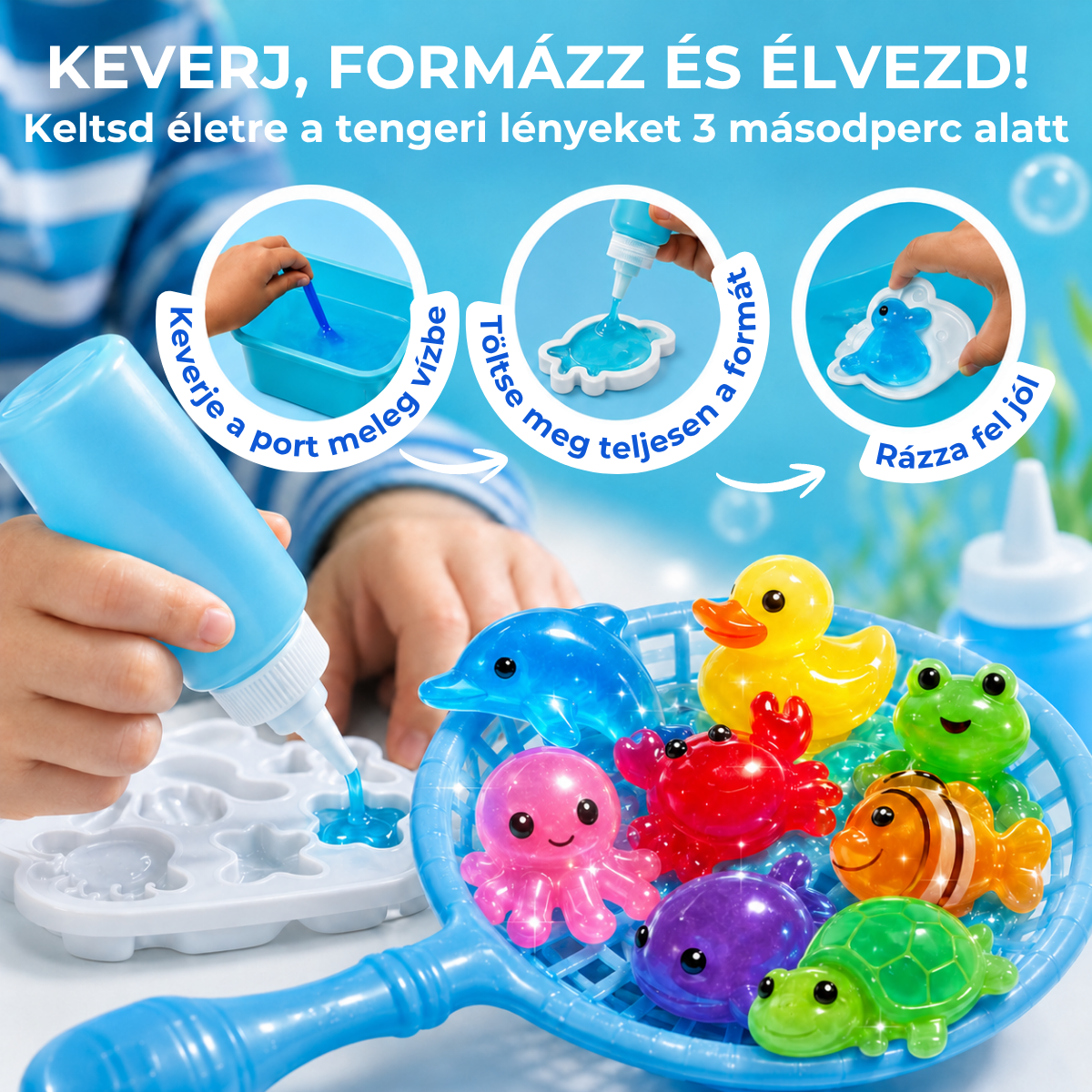 Varázslatos vízi állatkák – Óceán (3+ év)