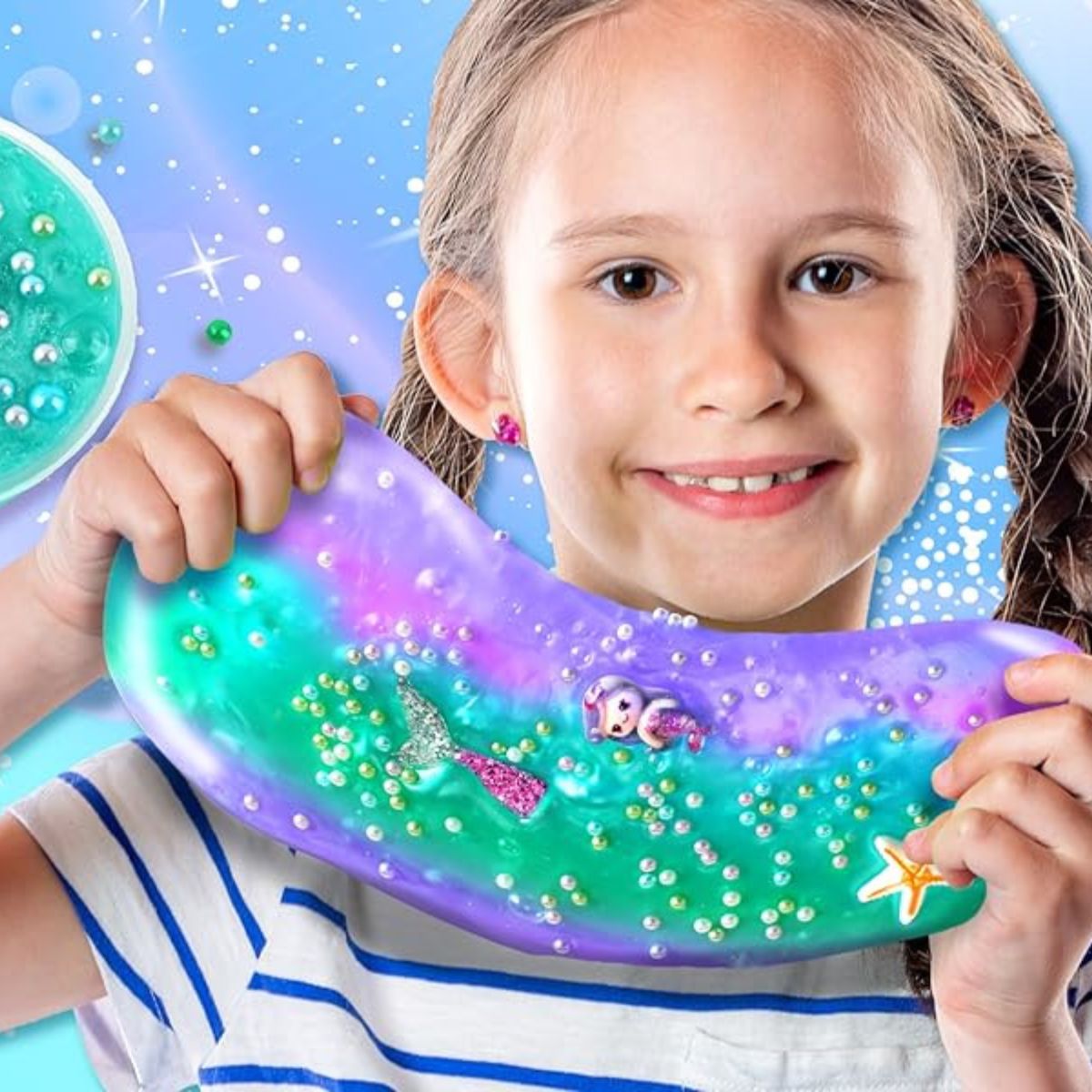 DIY Slime Squishies – Sellőlány (4+ éves kortól)