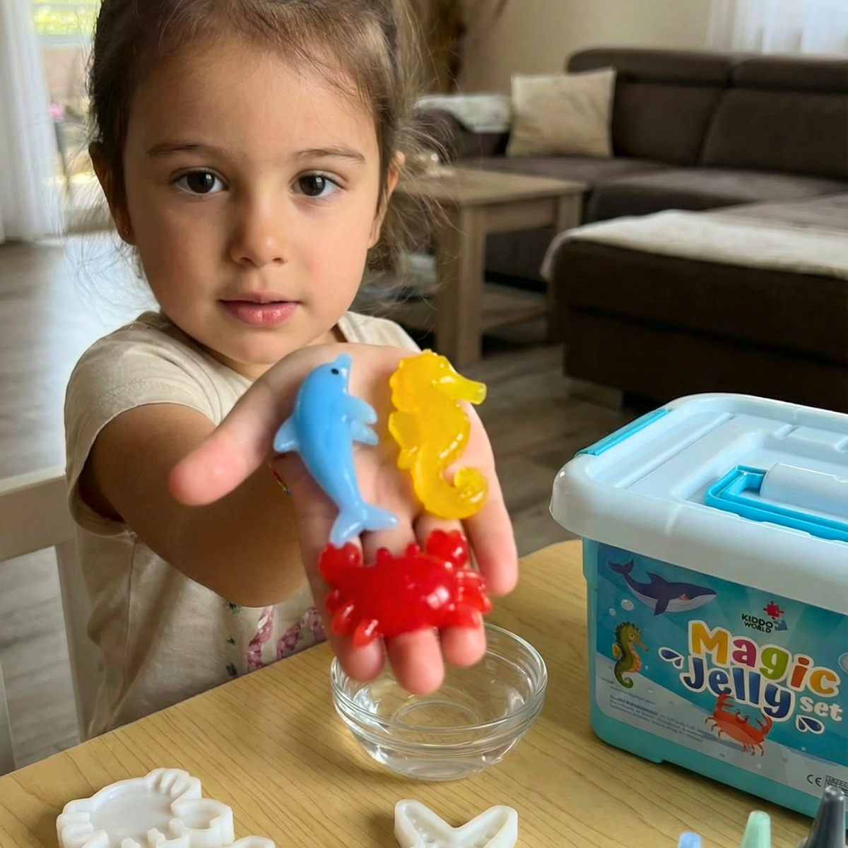 Varázslatos vízi manók CSILLÁMOKKAL | Tengeri világ | 4, 8 és 16 szín | 3+ éves gyermekeknek