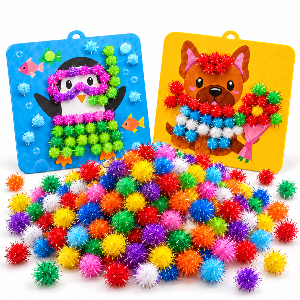 200× Csillámos pompon
