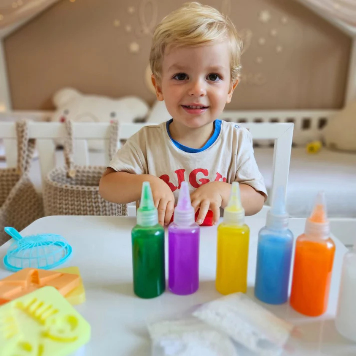 Varázslatos vízi manók CSILLÁMOKKAL | Tengeri világ | 8 és 16 szín | 3+ éves gyermekeknek